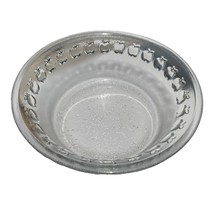 Vintage Embossed Apple Rim Frosted Serving Salad Trifle Bowl 10&quot; Heavy Rare - £17.79 GBP