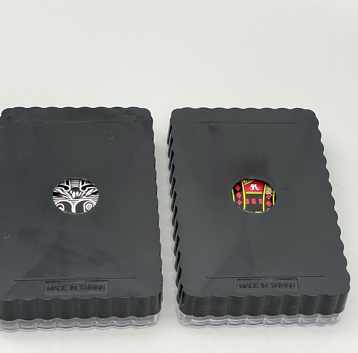 Vintage Royal Plastic Playing Cards Set of 2 Decks Washable Blue Red Complete Item image 5