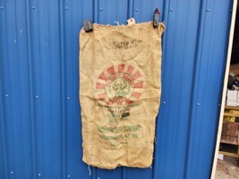  Vintage Patriot Brand Seeds Burlap Sack Seaboard Seed Company Philadelphia PA. - £23.97 GBP