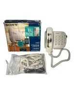 Sony Wall Phone IT-W20 w Large Numbers Speaker Speed Dial Presets Untangler - $78.74