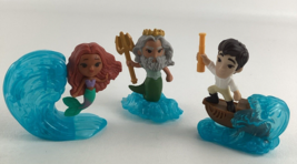 Disney Little Mermaid Live Action Movie McDonalds Figures Ariel Eric Triton Lot - $14.80