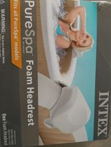 Intex 28505E PureSpa Cushioned Foam Headrest Pillow Hot Tub Spa - £6.37 GBP