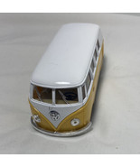 Die Cast Kinsmart James Paul  Volkswagon Beetle Van Model Yellow and White - $23.37