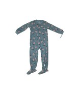 Carters Fleece Footed Pajama Blanket Sleeper Size 6 7 10 12 14 Floral Fl... - $394.19 MXN