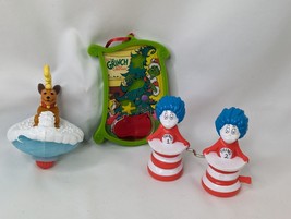 Dr Seuss Thing 1 2 Grinch Fast Food Toy Lot - £15.38 GBP