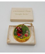 Disney Ornament Christmas Jungle Bells 1998 Disc Lion King Pumbaa Grolie... - $18.99