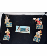 Walt Disney Classics Collection Pins 5 Piece Mickey Set In Black Velvet Box - $29.69