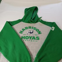 Badger Sport Harrison Hoyas Football Men's Gray & Green Pullover Sweatshirt XL image 13