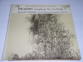 Brahms William Steinberg Symphony No. 2 In D Op. 73 Record Album Hard Bo... - $29.99