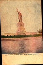 Statue Of Liberty New York Harbor New York City Ny Pre 1908 Udb Postcard BK67 - £3.95 GBP