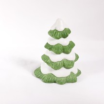 Homco Winter Christmas Tree Figurine 3.5&quot; Tall 5101 - £14.24 GBP