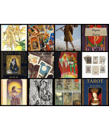 Super Pack of 12 Tarot Deck Printable| See Photos |Instant Download - $9.98