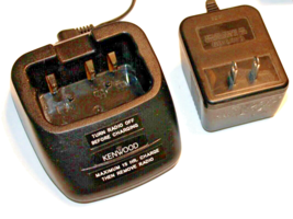 KENWOOD BATTERY CHARGER / DESKTOP RADIO CHARGER W08-0598 / TESTED - £6.89 GBP