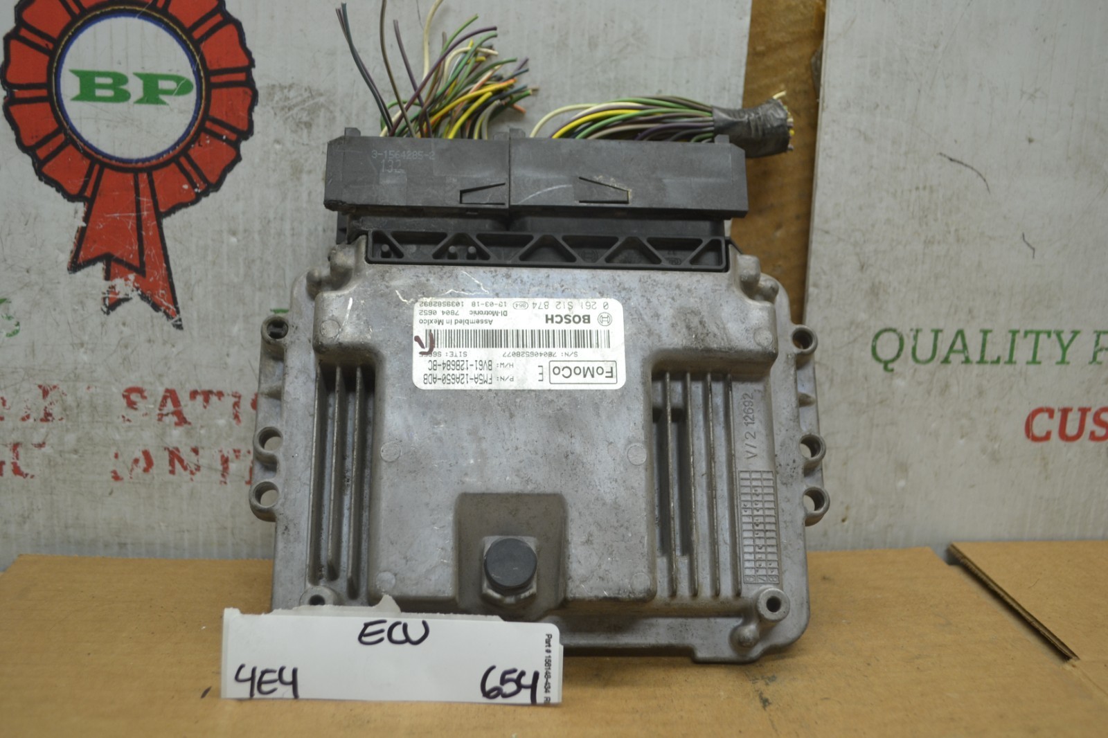 2013-2016 Ford Focus Engine Control Unit ECU FM5A12A650ADB Module 654-4E4 - $39.19