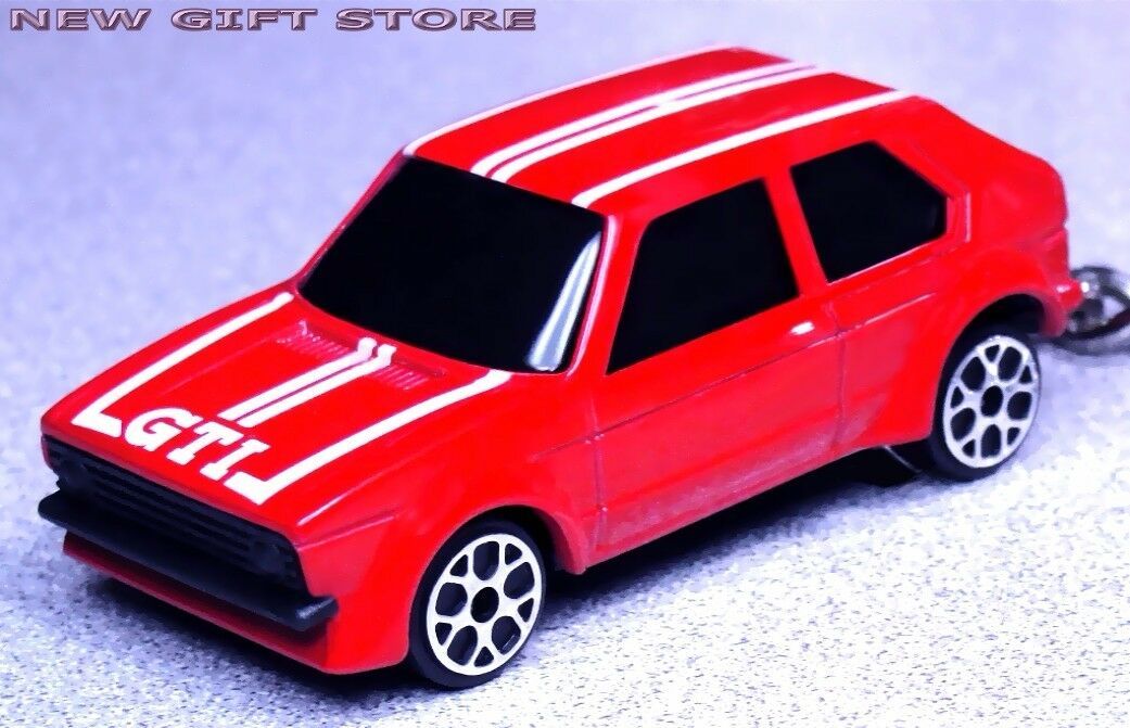 RARE KEY CHAIN 1974~1984 RED RABBIT VW GOLF GTi VOLKSWAGEN NEW LIMITED EDITION - £31.23 GBP
