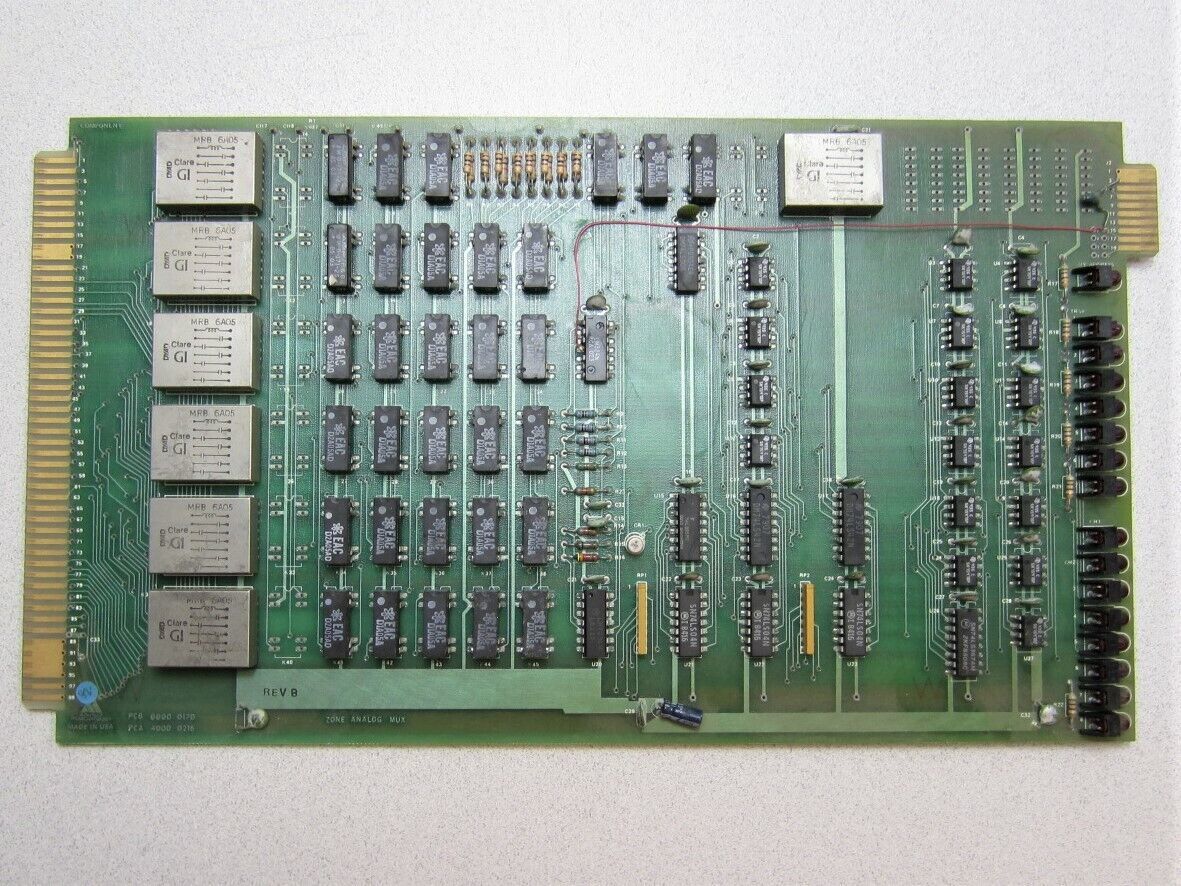 Advanced Microtechnology Zone Alarm MUX 0000 0170 Rev B Board - $29.66