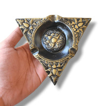 Antique Aluminum Cigar Ashtray. Ashtray Patio Furniture Table Living Roo... - $534.42 MXN