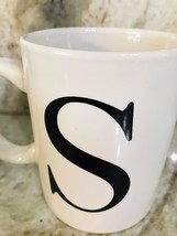 Letter “S” 14oz Mug Home Office Work Coffee Cup-FREE Gift WRAP-BRAND NEW-SHIP24H - £19.57 GBP
