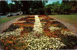 VTG Postcard, Pansy Bed in Highland Park &quot;Flower City&quot;, N.Y. - £4.56 GBP