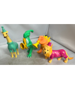 Ankyo Circus Party Animals Toys Figures Cake Toppers Lion Dinosaurs Gira... - $36.49 CAD