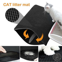 Fold Double Layer Pet Cat Litter Box Mat Waterproof Filters Pads Non-sli... - £19.60 GBP+