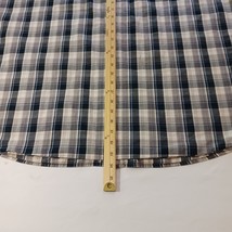 Carhartt 101294 078 Relaxed Fit Men's Cotton Gray & Blue Plaid Shirt Sz 3XL Tall image 13