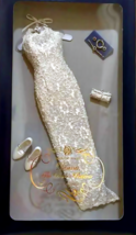Princess Diana Franklin Mint White Lace Gown Ensemble NIB - $45.00