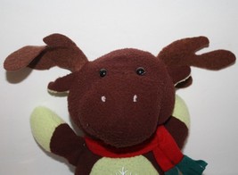 A Mart Reindeer Moose Deer 8&quot; Brown Fleece Plush Stuffed Animal Amart Soft Toy - £9.33 GBP