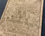 “I Hear America Singing&quot; by 55 Community Songs C.C. Birchard  1917 Ephemera - £4.74 GBP