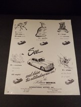 The Hillman Minx Sales Brochure 1950 - £50.17 GBP