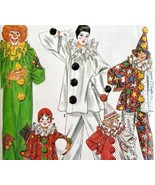 Halloween Costume Simplicity Vintage Sewing 9806 1990 Clown Jester Harle... - £31.38 GBP