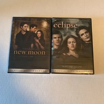Set Of 2 DVD Twilight Eclipse &amp;The Twilight New Moon #81-0408 - £10.47 GBP