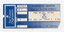 The Real Thing Plymouth Theatre Broadway New York 1984 Close Irons Baranski - $17.82