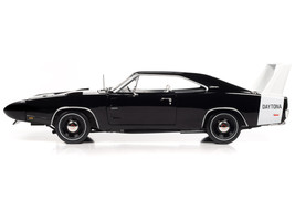 1969 Dodge Charger Daytona X9 Black with White Interior and Tail Stripe &quot;America - £101.53 GBP
