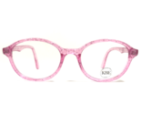 Kids Bright Eyes Eyeglasses Frames Reese Clear Pink Round Glitter 42-17-130 - £29.71 GBP