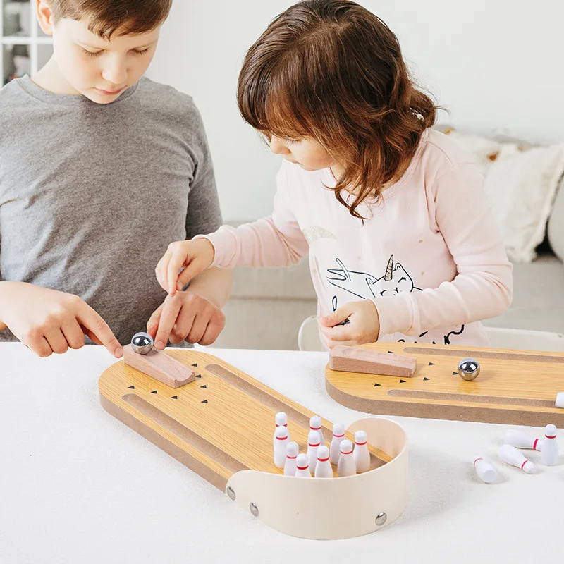 Sporting Mini Wooden Aling Toy Desktop Game Parent-Child Interactive Entertainme - £24.23 GBP