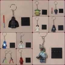 STAR WARS Minifigure Keychain +Stand-Luke Ahsoka Boba &amp; MORE-Free Ship U... - $16.14+