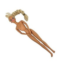 Gymnast Barbie doll 1994 Mattel vintage Blonde hair blue eyes flat feet - £11.87 GBP