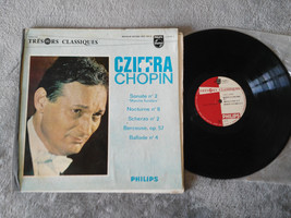 György Cziffra Chopin Piano Sonate N2 Nocturne N8 LP vinyl Vinyl G VG Fr... - $27.59