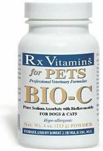 NEW Rx Vitamins for Pets BIO-C for Dogs &amp; Cats Vitamin C Supplement Pure Sodium - £15.12 GBP
