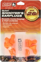 Howard Leight by Honeywell Quiet Corded Reusable Shooting Earplugs, 2-Pairs (R-0 - £16.07 GBP
