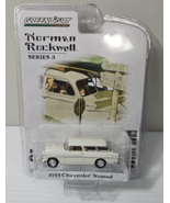 GREENLIGHT 1955 CHEVROLET NOMAD SERIES 3 NORMAN ROCKWELL NEW 1/64 - £7.84 GBP