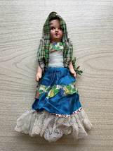 Vintage 30s Composition Mexican Folk Art Doll - 12&quot;  - £19.91 GBP