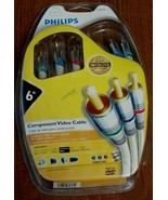 Philips Component Video Cable - 6 Foot - Gold Plated Connectors - NEW IN... - $24.43 CAD