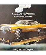 1969 Chrysler Newport Custom Hardtop Advertisement Vintage Automobilia D... - $458.48 MXN