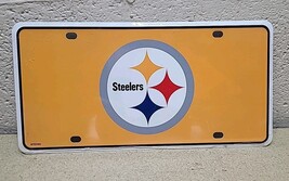 Pittsburgh Steelers Gold Metal License Plate - Factory Sealed  - $26.61 CAD