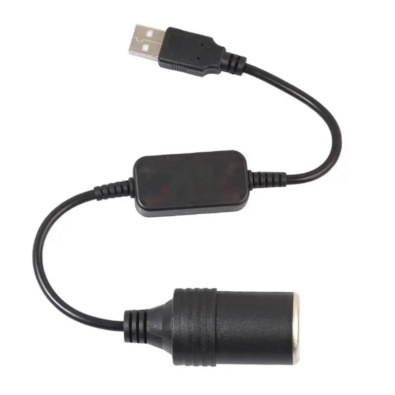 USB Male to 12V Car Cigarette Lighter Socket Converter - Power Adapter, Car Ch - £17.69 GBP