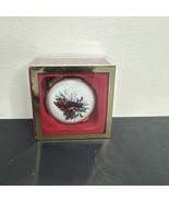 Lenox Cardinal Bird Hinged Porcelain Trinket Box Handcrafted Red Velvet Box - $515.01 MXN