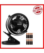 Compact Battery-Powered Fan – 360° Hook-On Cooling Solution with 8 AA Ba... - $46.81 CAD