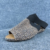 Gentle Souls Lilly X Cross Elastic Women Slingback Sandal Shoes Brown Le... - £27.14 GBP